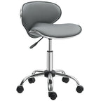 Rolling Swivel Beauty Salon Chair - Grey HOMCOM