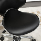 Rolling Swivel Beauty Salon Chair - Black HOMCOM