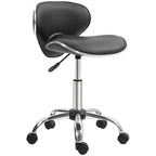 Rolling Swivel Beauty Salon Chair - Black HOMCOM