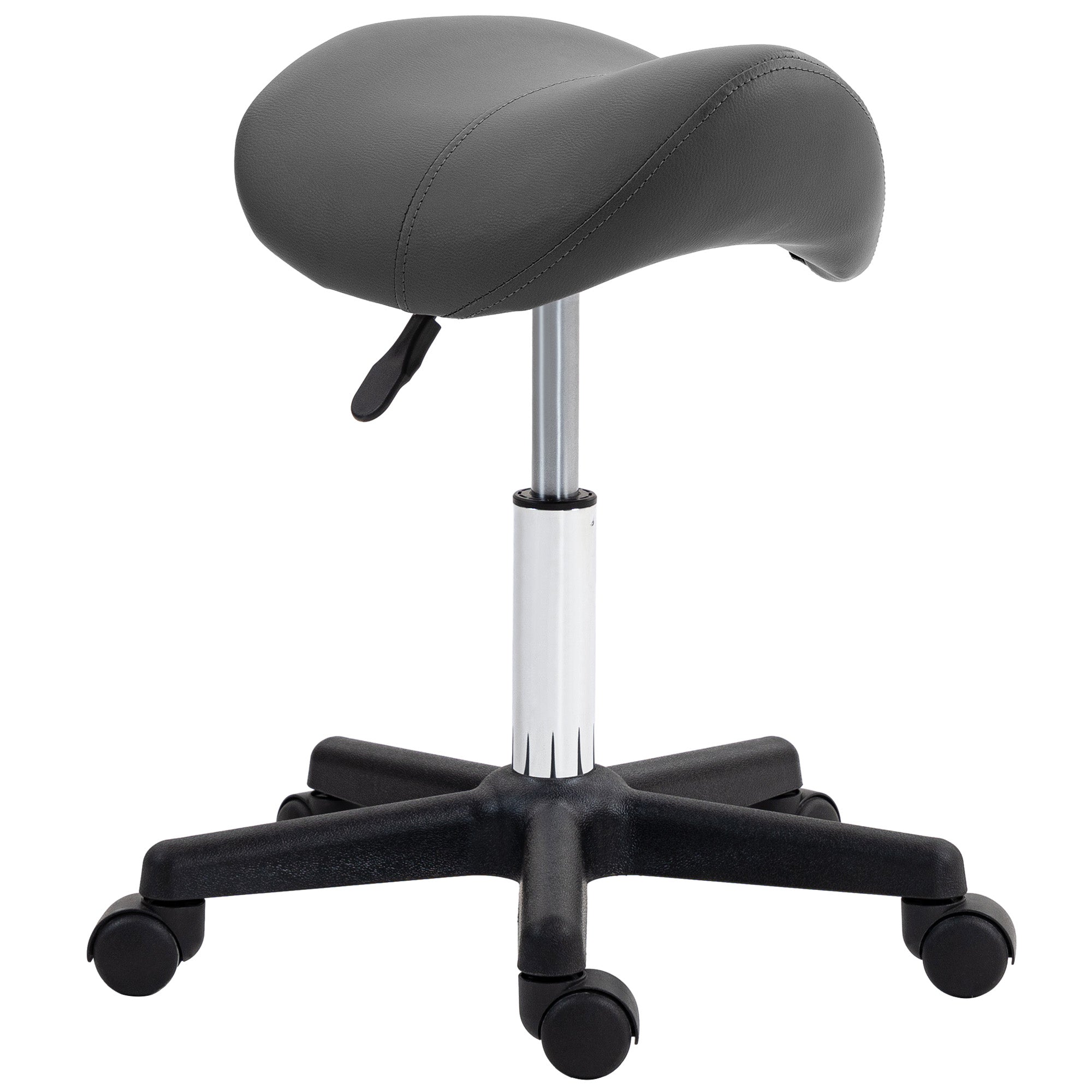 Saddle Stool - Grey HOMCOM