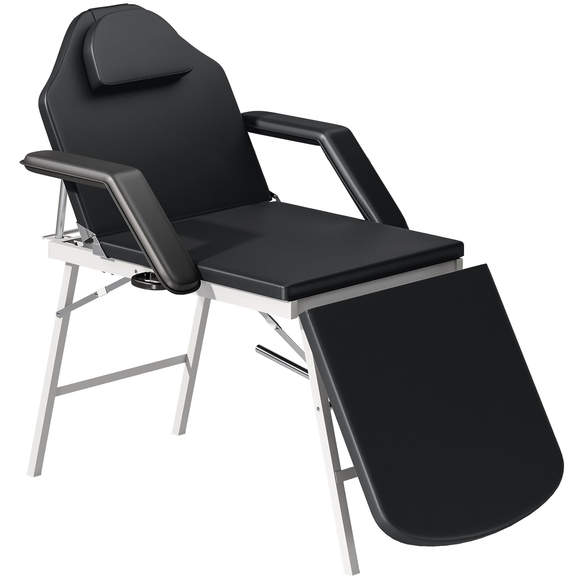 Portable Massage Table or Beauty Chair - Black HOMCOM