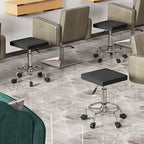 Padded Salon Stool - Black HOMCOM
