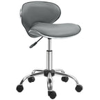 Rolling Swivel Beauty Salon Chair - Grey HOMCOM