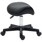 Saddle Stool - Black HOMCOM