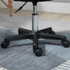 Hydraulic Swivel Salon Spa Stool with 3 Changeable Seat Covers - Black / Red / Mesh HOMCOM