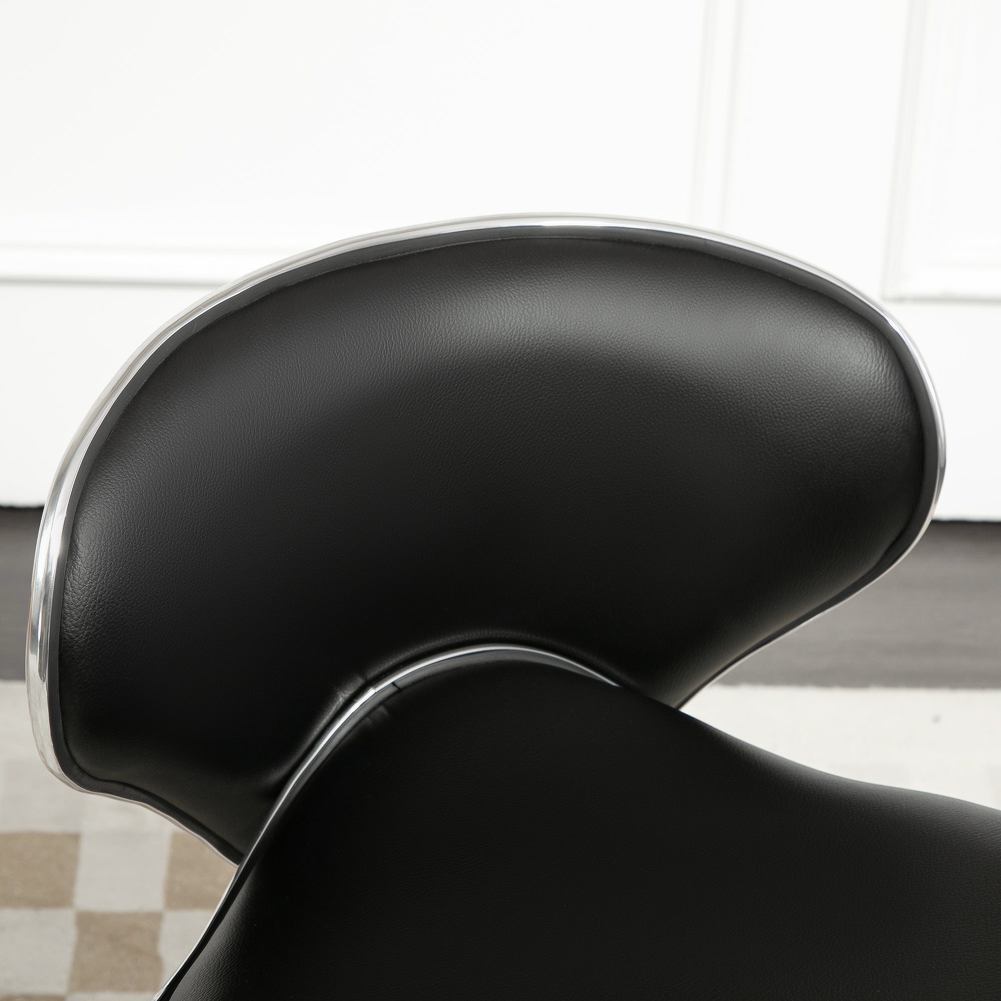 Rolling Swivel Beauty Salon Chair - Black HOMCOM