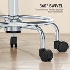 Padded Salon Stool - Black HOMCOM