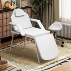 Portable Massage Table or Beauty Chair - White HOMCOM