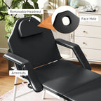 Portable Massage Table or Beauty Chair - Black HOMCOM