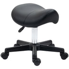 Saddle Stool - Black HOMCOM