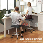 Padded Salon Stool - Black HOMCOM