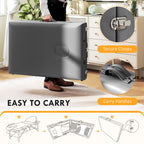 Portable Folding Massage Table - Grey HOMCOM