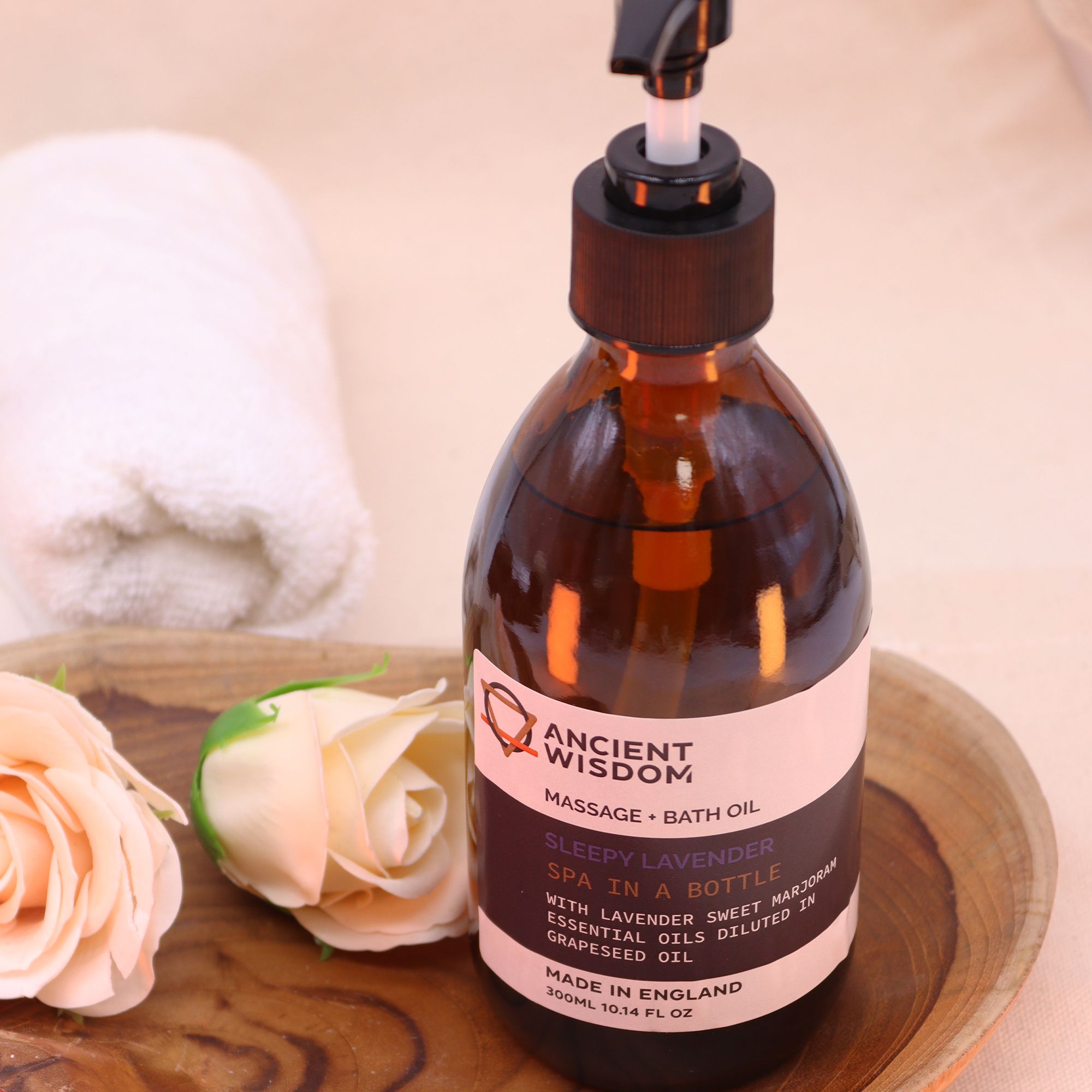 Sleepy Lavender Aromatherapy Massage and Bath Oil - 300ml AW-Dropship