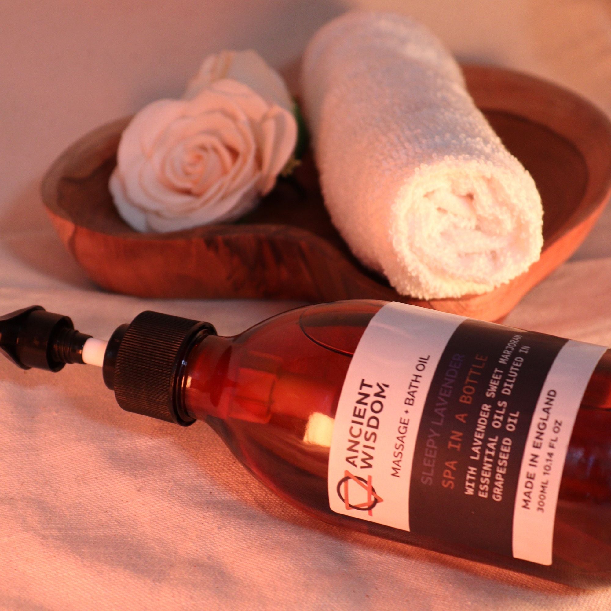 Sleepy Lavender Aromatherapy Massage and Bath Oil - 300ml AW-Dropship