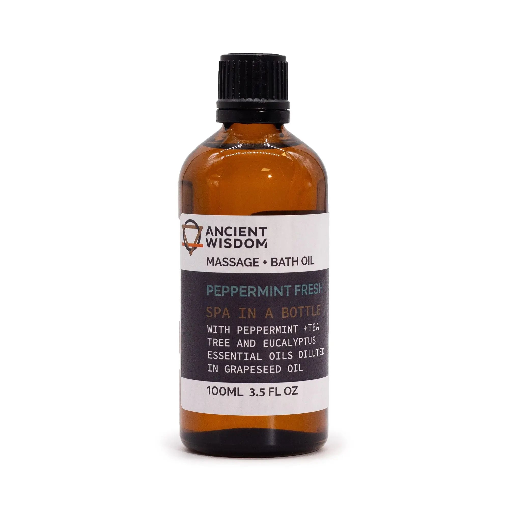 Peppermint Fresh Massage Oil - 100ml AW-Dropship