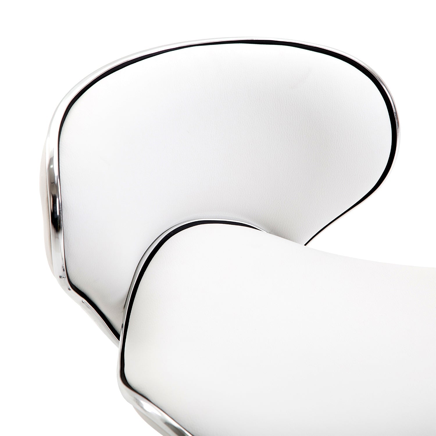 Rolling Swivel Beauty Salon Chair - White HOMCOM