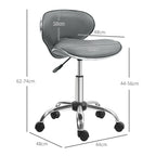 Rolling Swivel Beauty Salon Chair - Grey HOMCOM