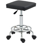 Padded Salon Stool - Black HOMCOM