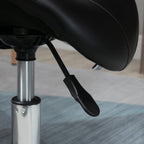 Saddle Stool - Black HOMCOM