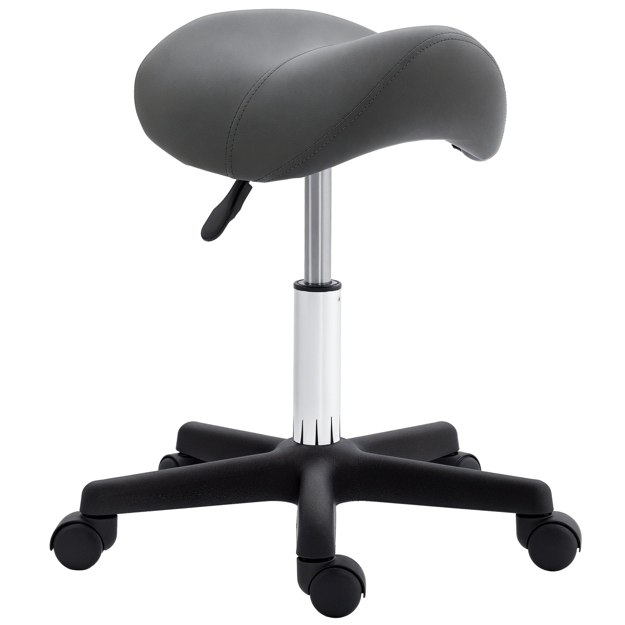 Saddle Stool - Grey HOMCOM