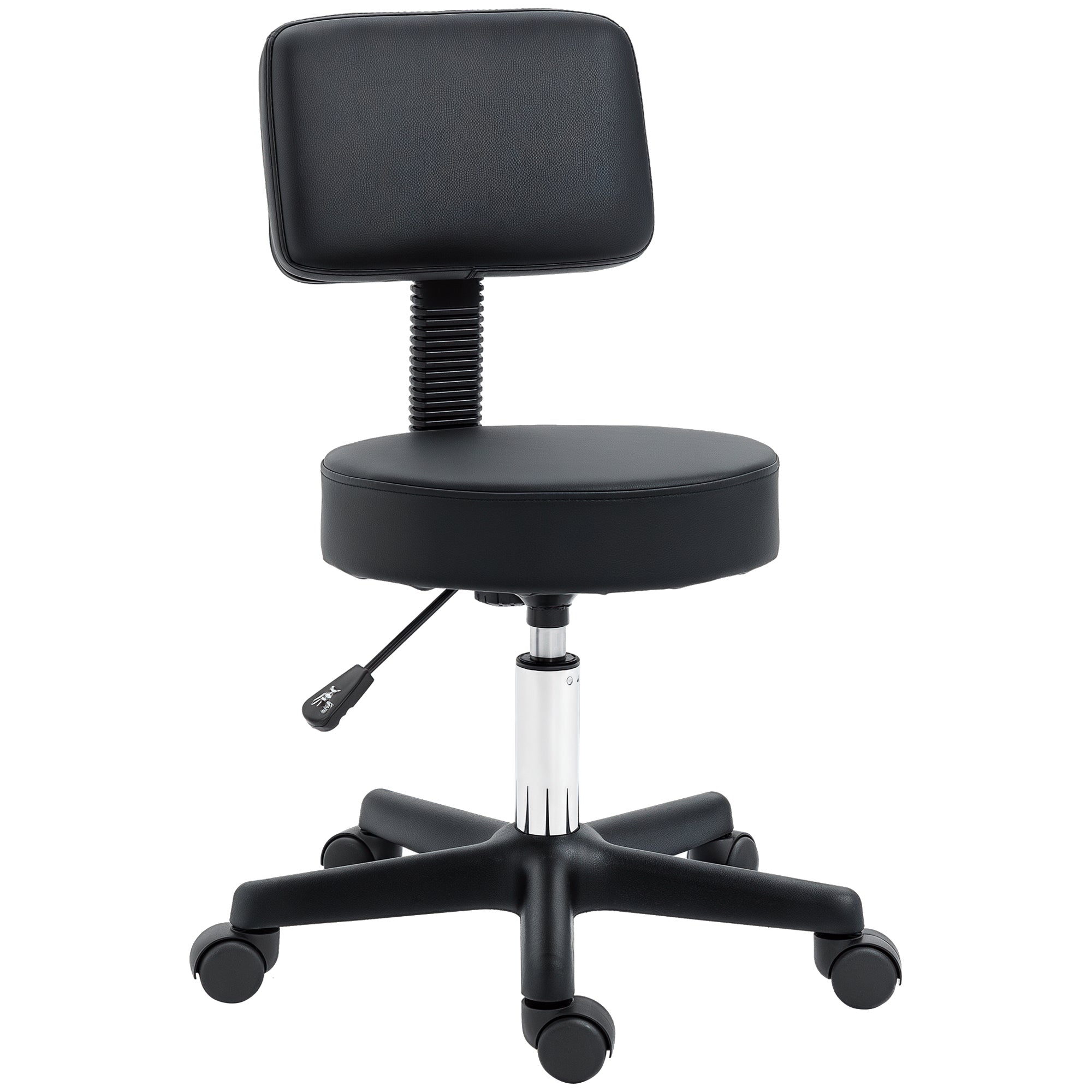 Swivel Salon Chair - Black HOMCOM