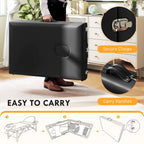 Portable Folding Massage Table - Black HOMCOM