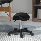 Saddle Stool - Black HOMCOM