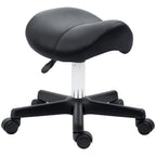 Saddle Stool - Black HOMCOM
