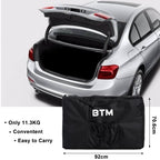 Portable Aluminium Massage Table with Lifting Backrest and Carrying Bag - Black and Red Titbit