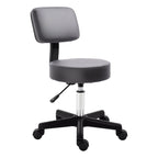 Beautician's Swivel Salon Chair - Grey HOMCOM