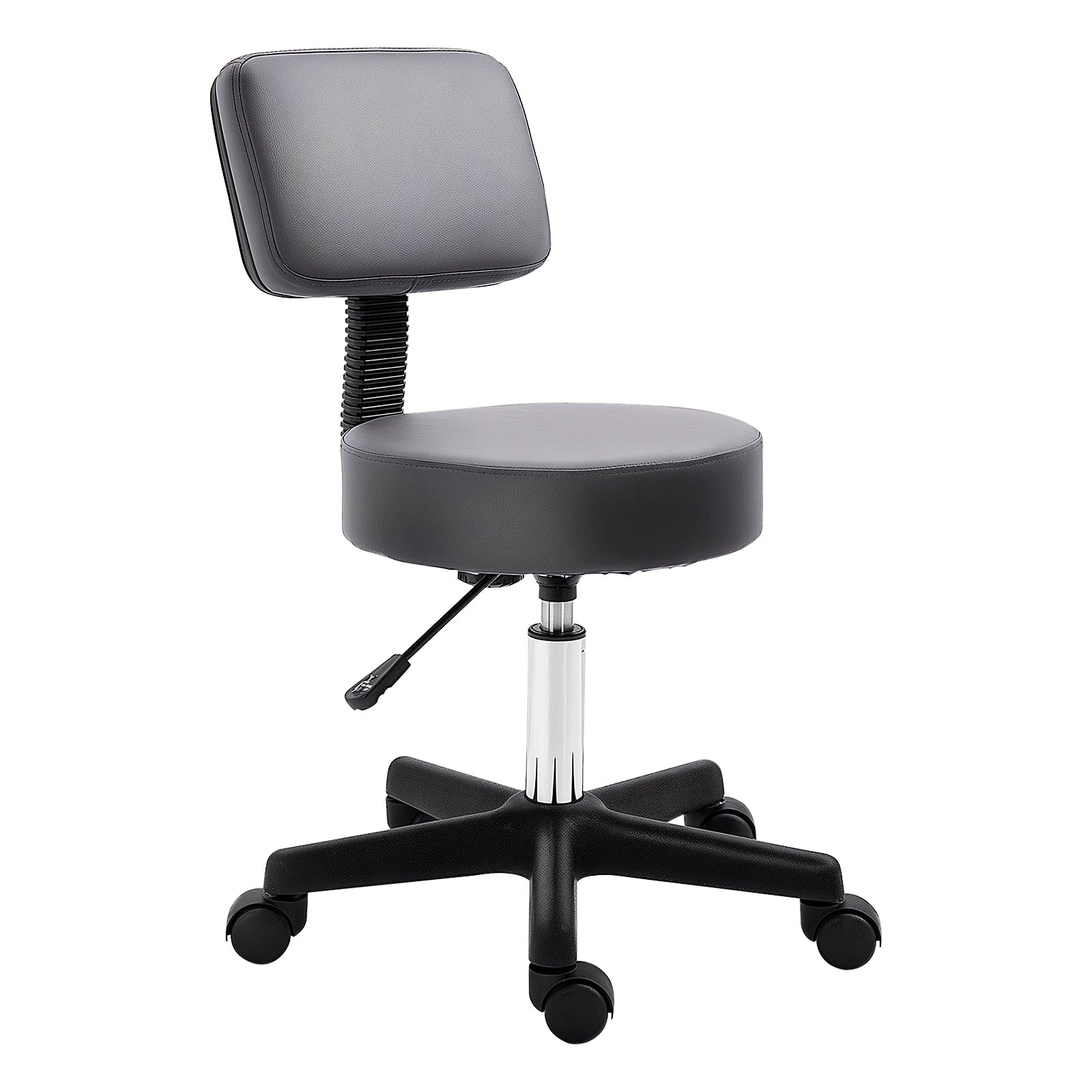 Beautician's Swivel Salon Chair - Grey HOMCOM